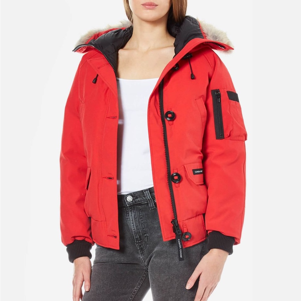 Red Canada Goose Chilliwack Bomber Jacket - MAKE AN OFFER